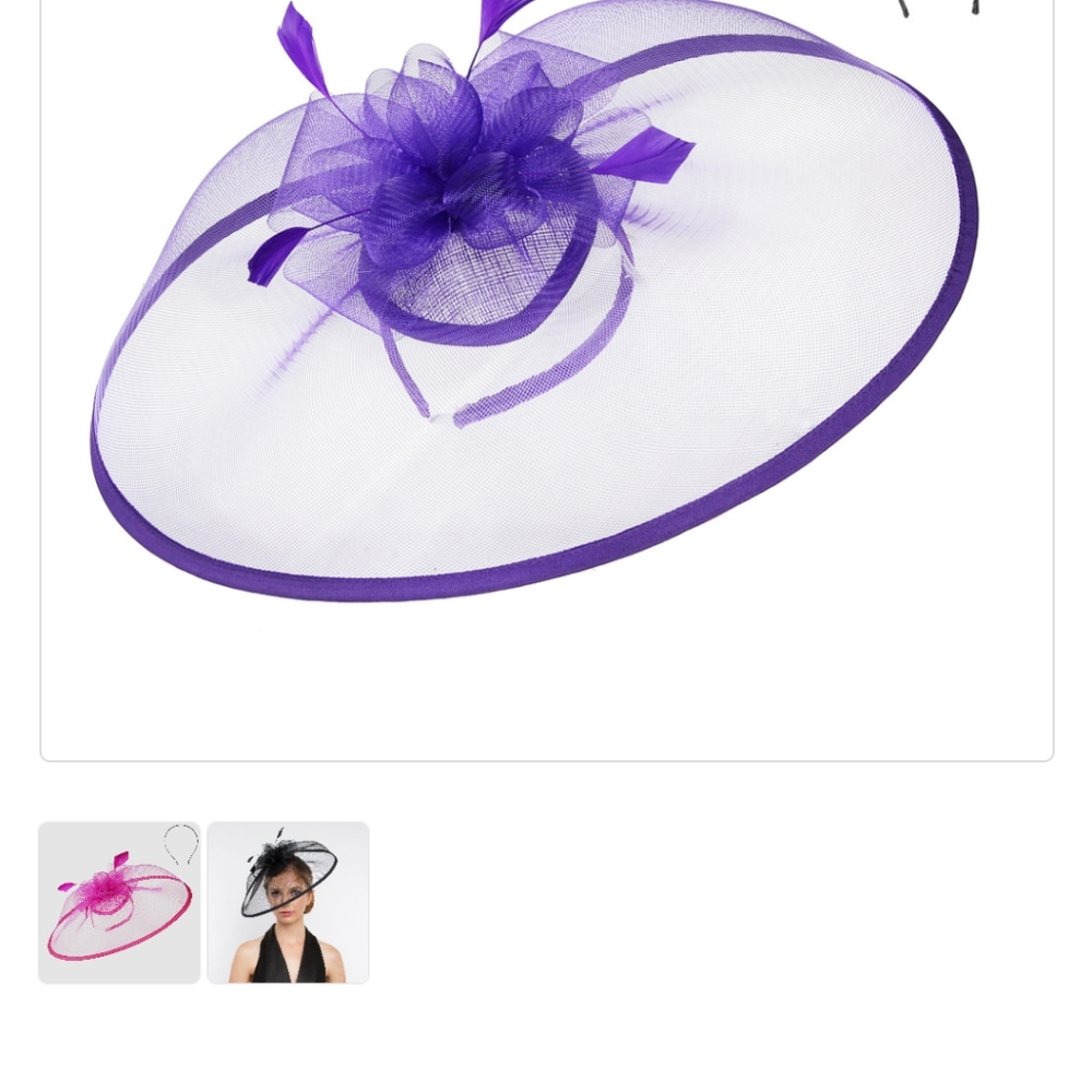 Fascinator "Beloved Collection" Perfect for Weddings, Bride, Derby, Whit… - Picture 3 of 5